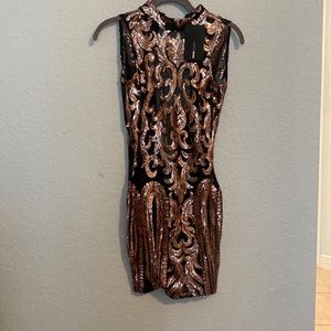 Fashion nova xs beautiful sexy black dress